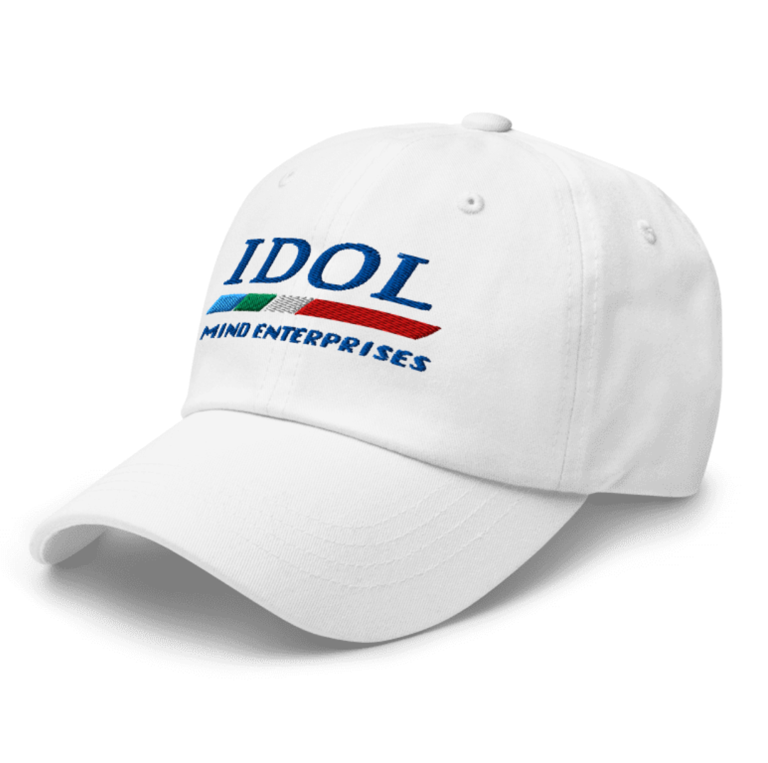 Idol Dad Cap White